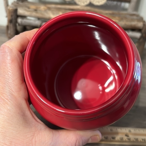 NWT RAE DUNN RED HEART BABY CANISTER - Picture 12 of 12